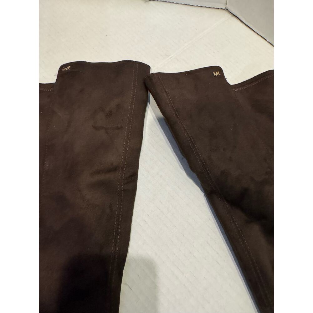 Michael Kors Women's bromley Block Heel brown Boots size 5.5 M - Picture 6 of 8